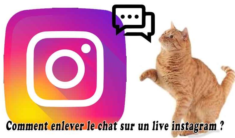 Comment enlever le chat sur un live Instagram