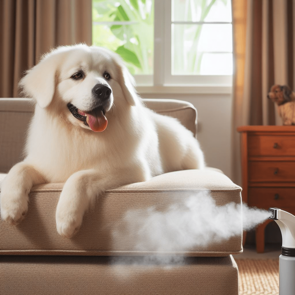 Comment enlever l'odeur de chien sur un canapé en tissu?
