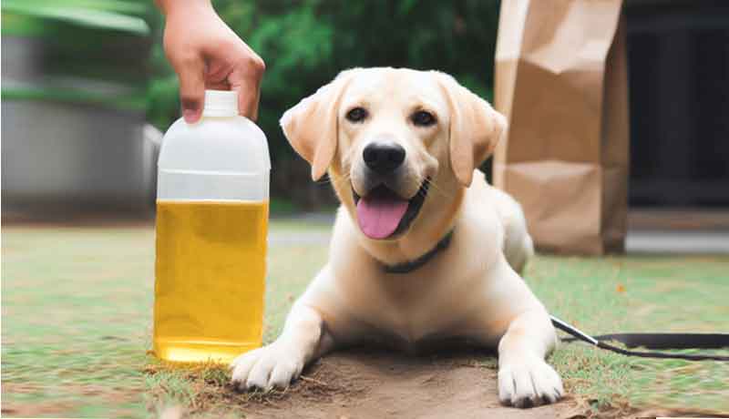 Comment enlever l’odeur d’urine de chien à l’extérieur?