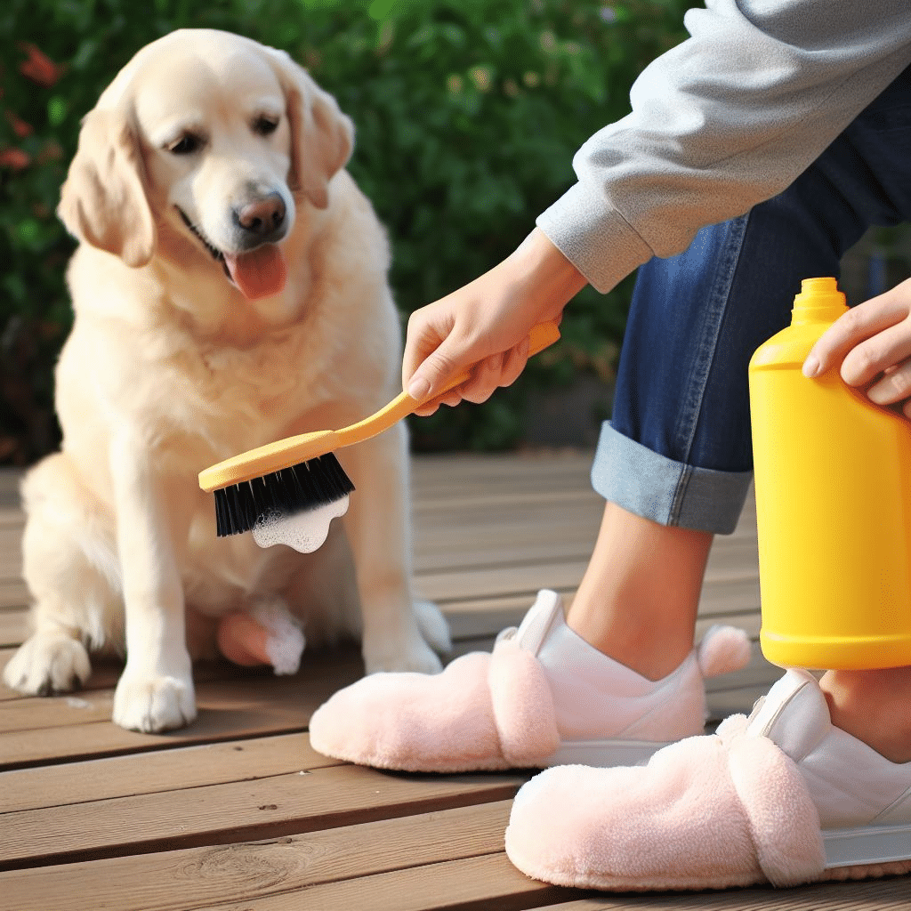 Comment enlever l’odeur d’urine de chien à l’extérieur?