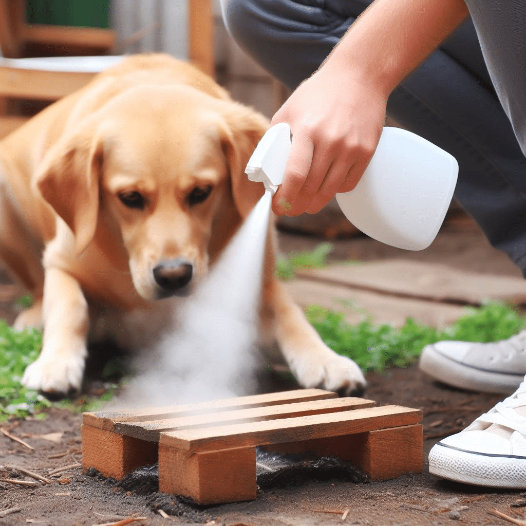 Comment enlever l’odeur d’urine de chien à l’extérieur?