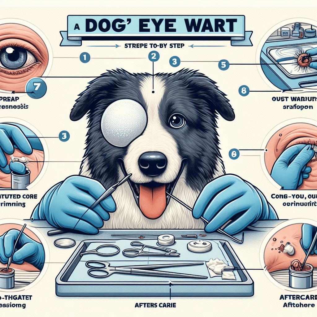Comment enlever verrue œil chien