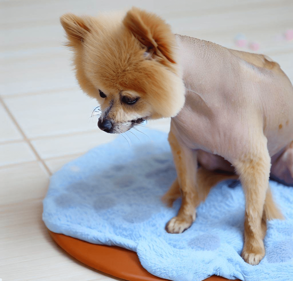 Comment mettre un chien propre sur pipi pad