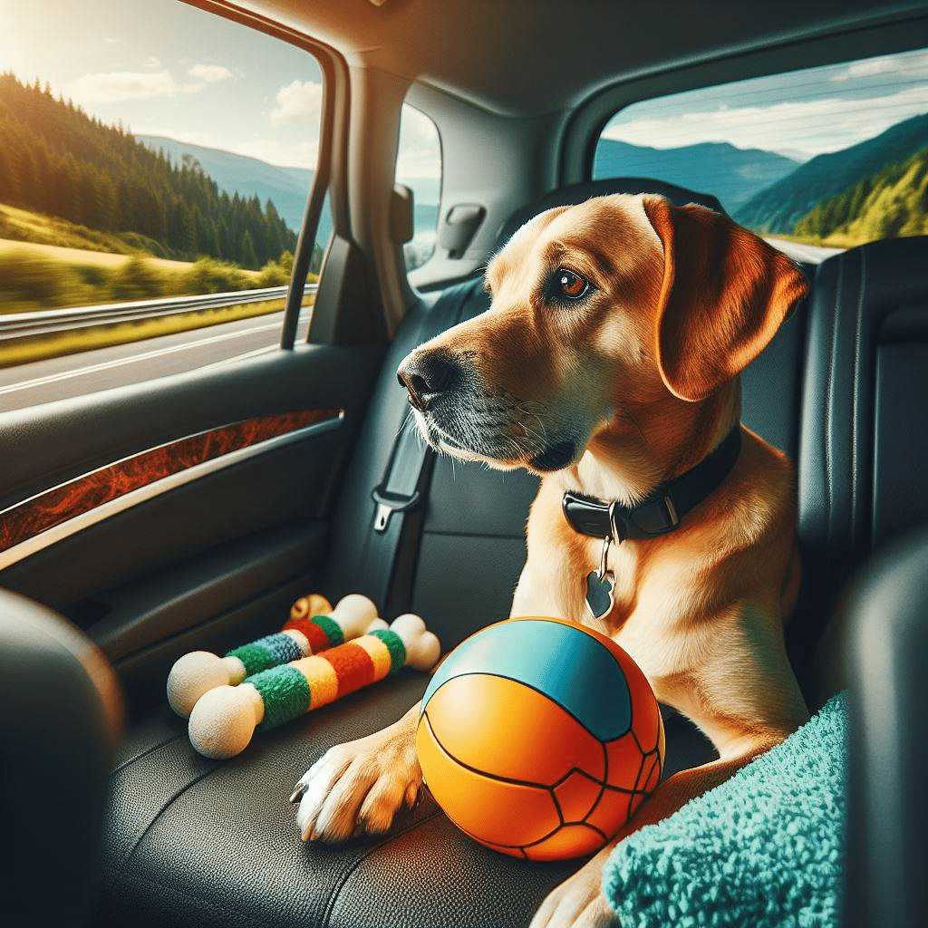 Comment occuper son chien en voiture