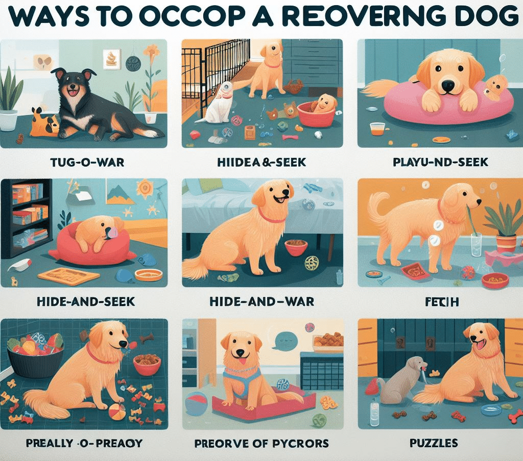 Comment occuper un chien en convalescence