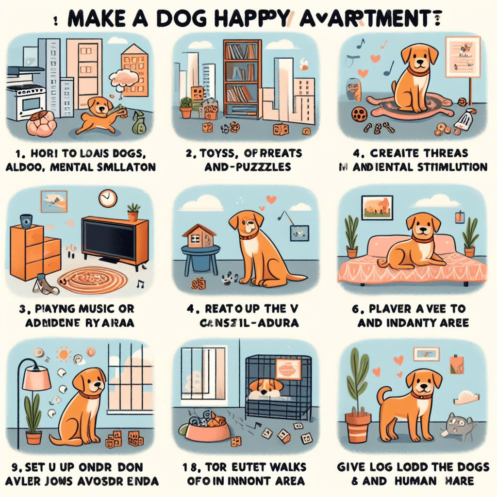 Comment rendre un chien heureux en appartement