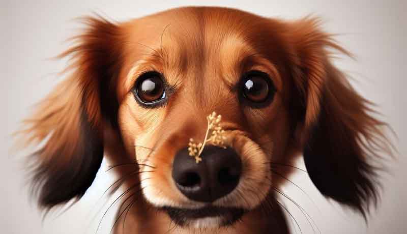 Comment savoir si mon chien a un épillet dans le nez?