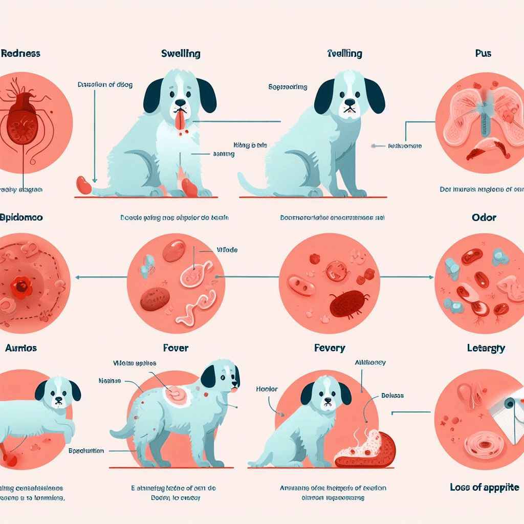 Comment savoir si une plaie est infectée chien?