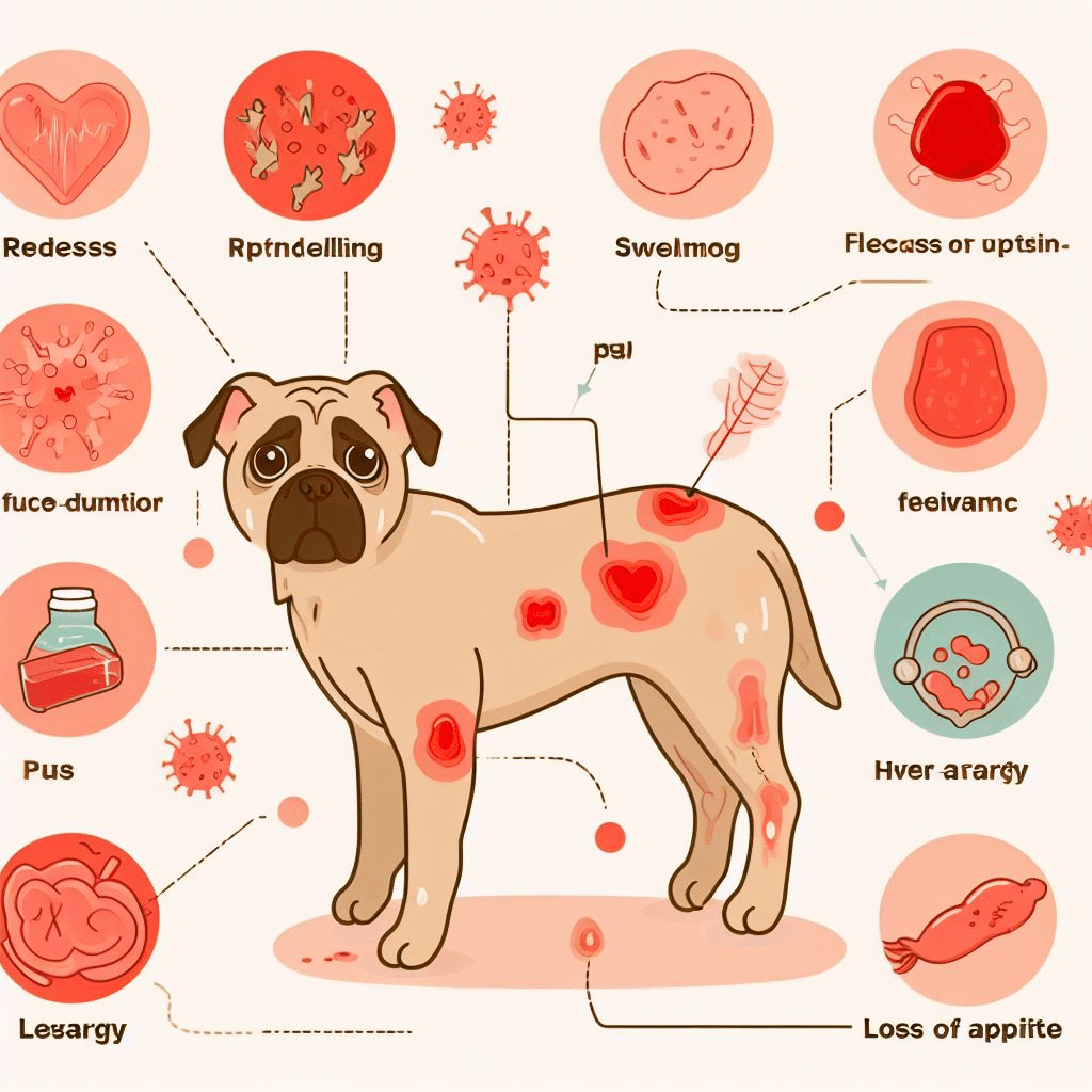 Comment savoir si une plaie est infectée chien?