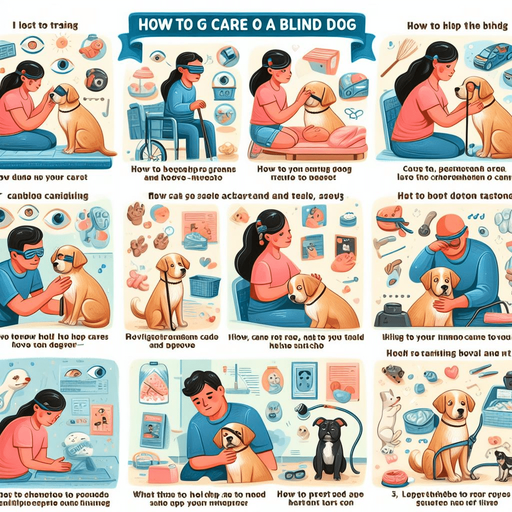 Comment s'occuper d'un chien aveugle