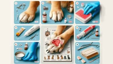 Comment soigner blessure patte chien