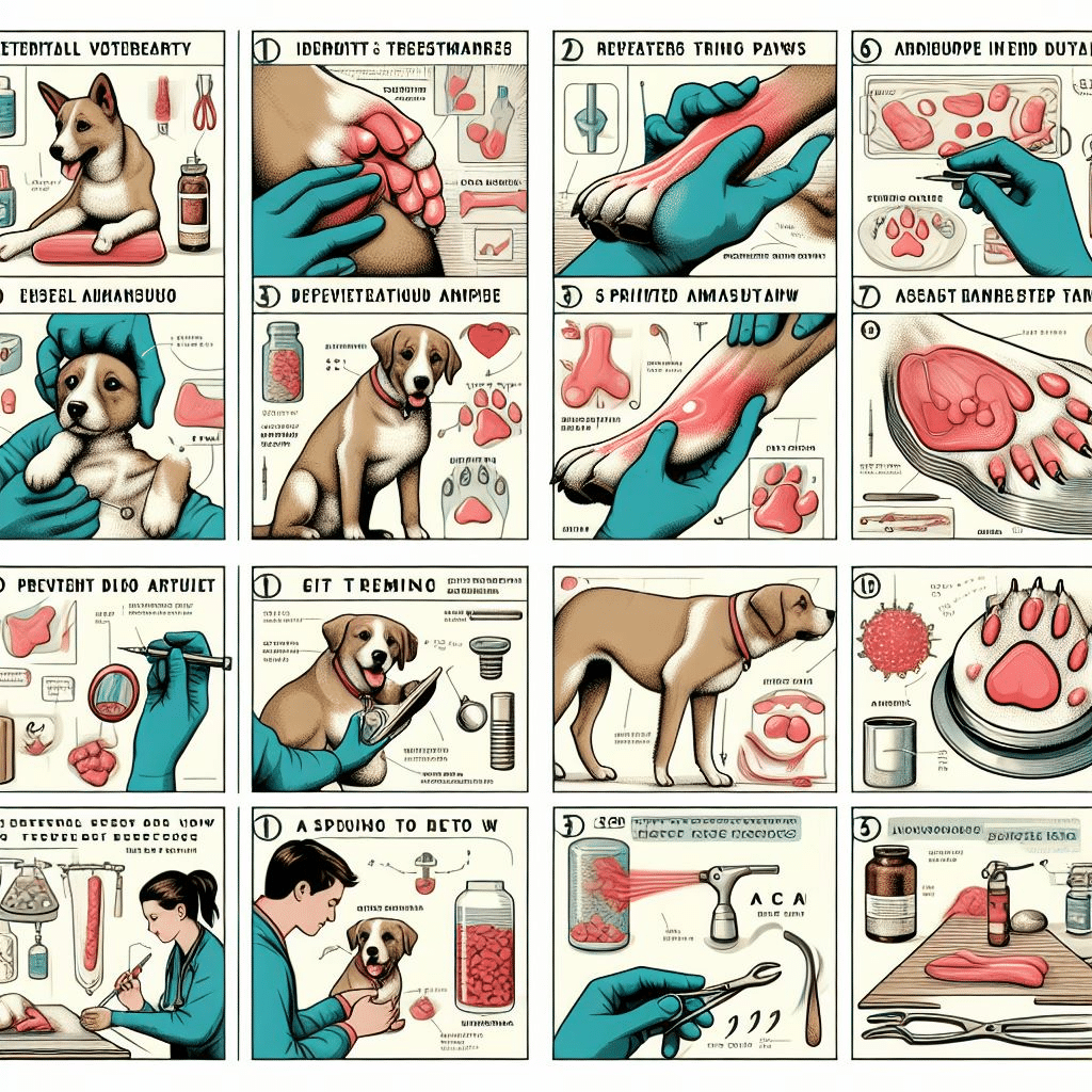 Comment soigner foulure patte chien