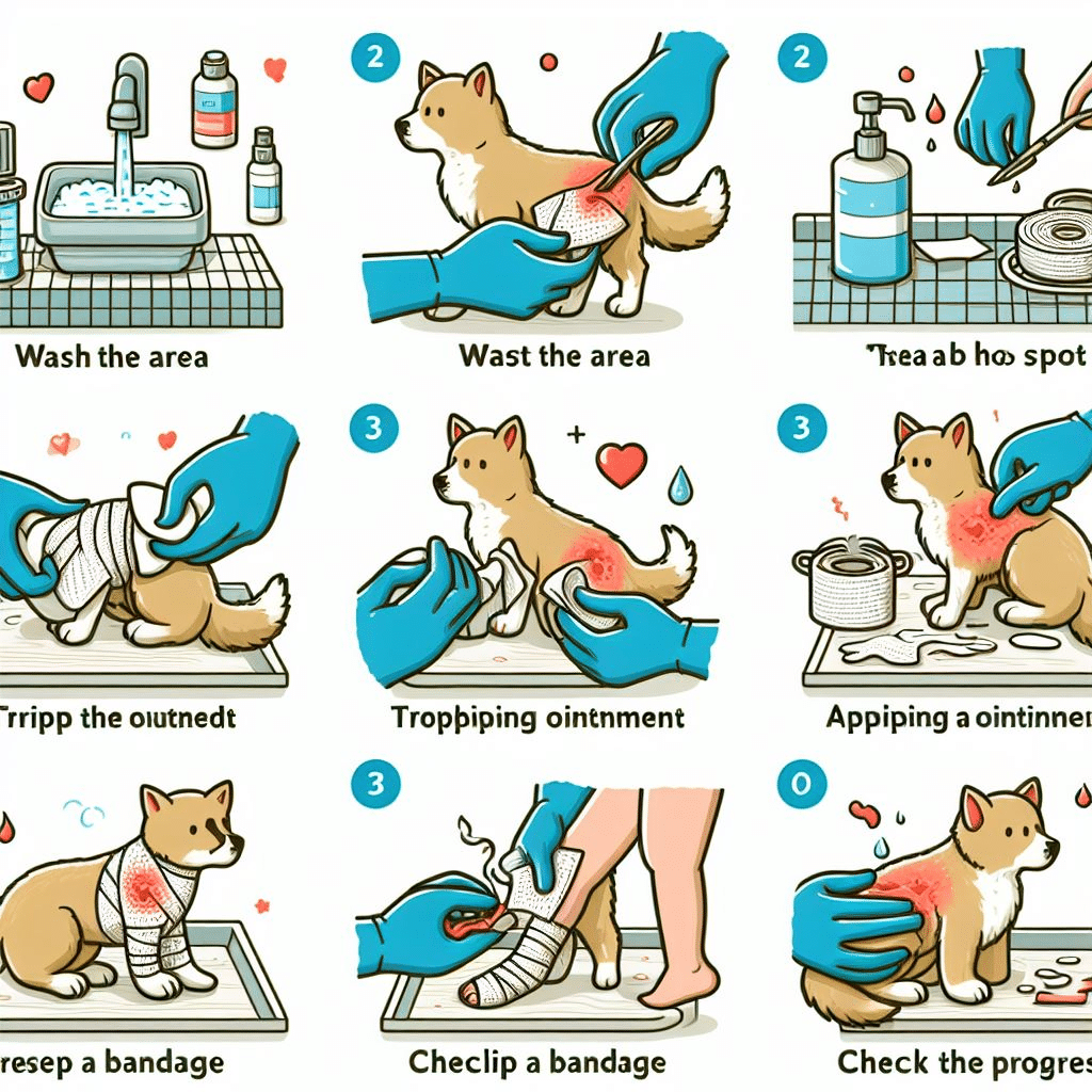Comment soigner hot spot chien