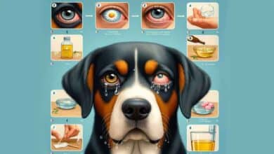 Comment soigner infection yeux chien?