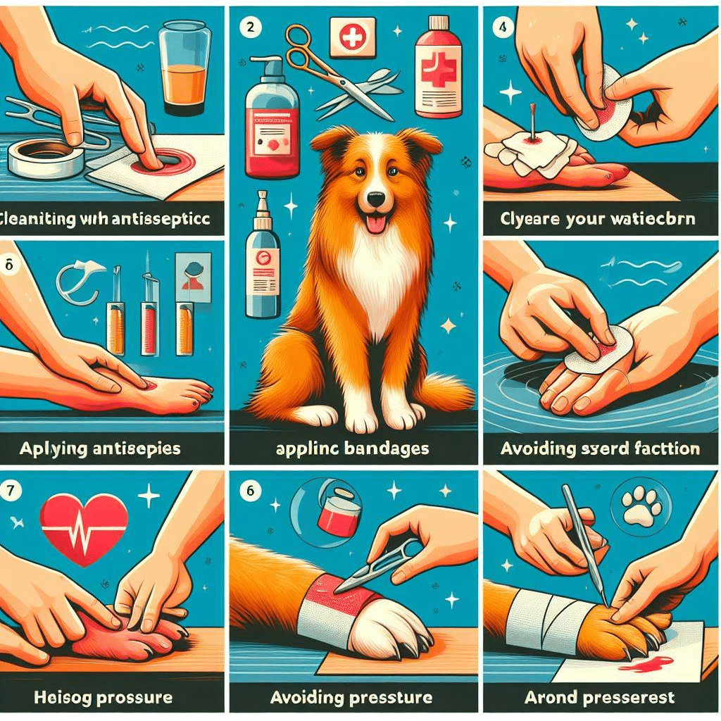 Comment soigner un coussinet de chien ouvert