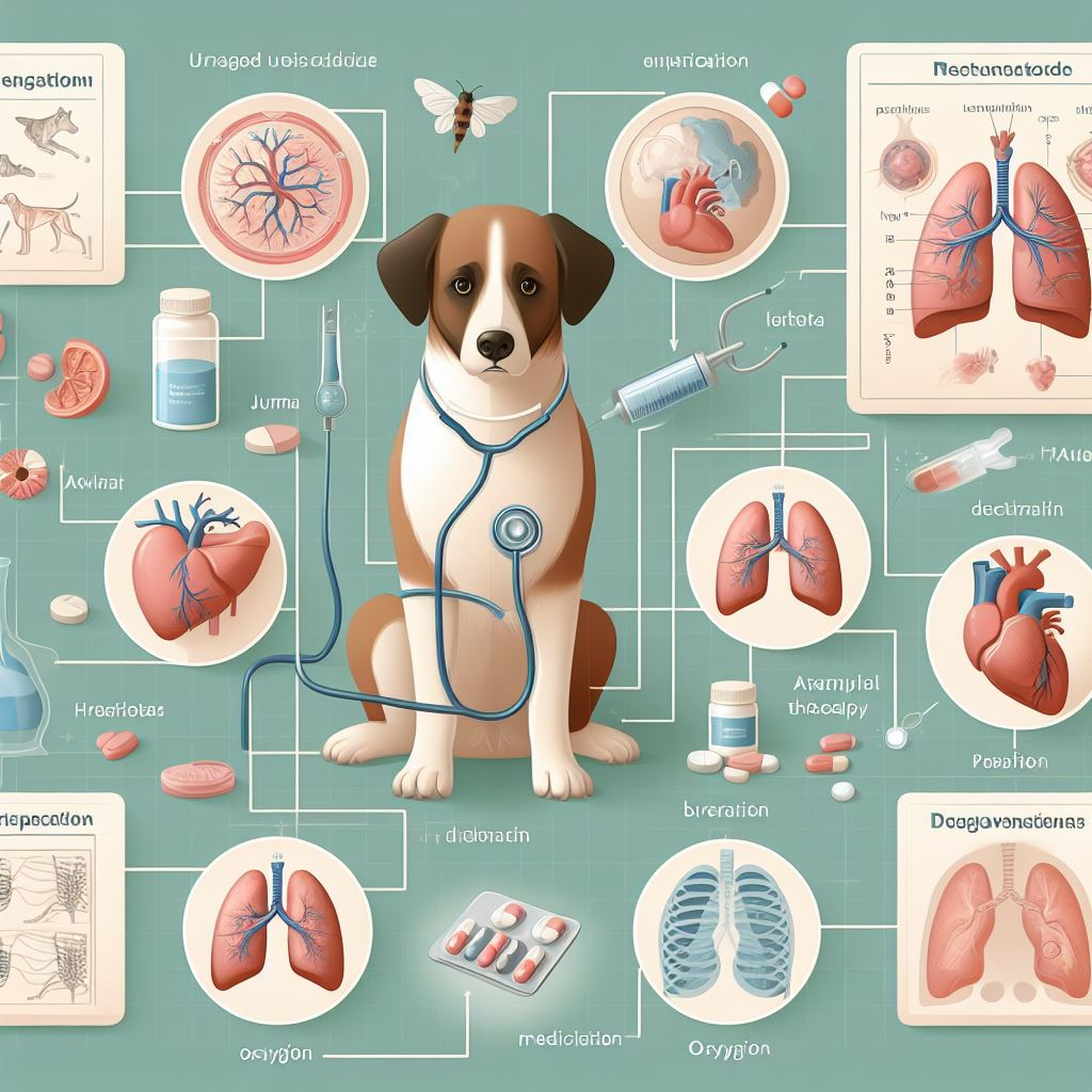 Comment soigner un œdème pulmonaire chien?