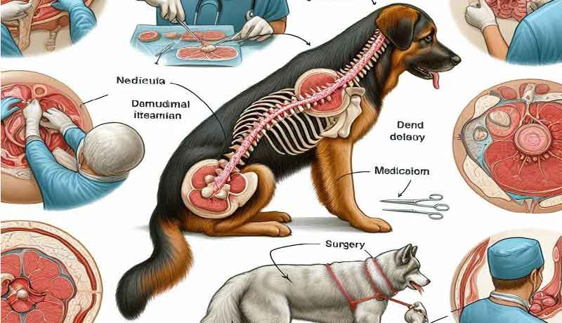 Comment soigner une hernie discale chez un chien