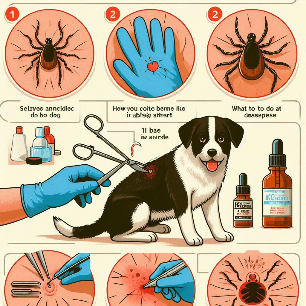 Comment soigner une piqûre de tique sur un chien