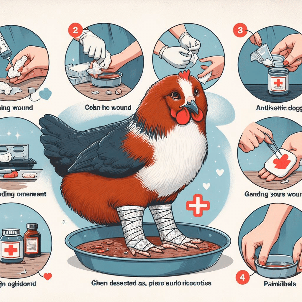 Comment soigner une poule blessée par un chien