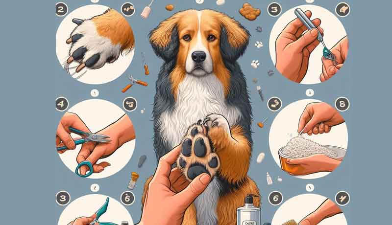 Comment toiletter les pattes d’un chien