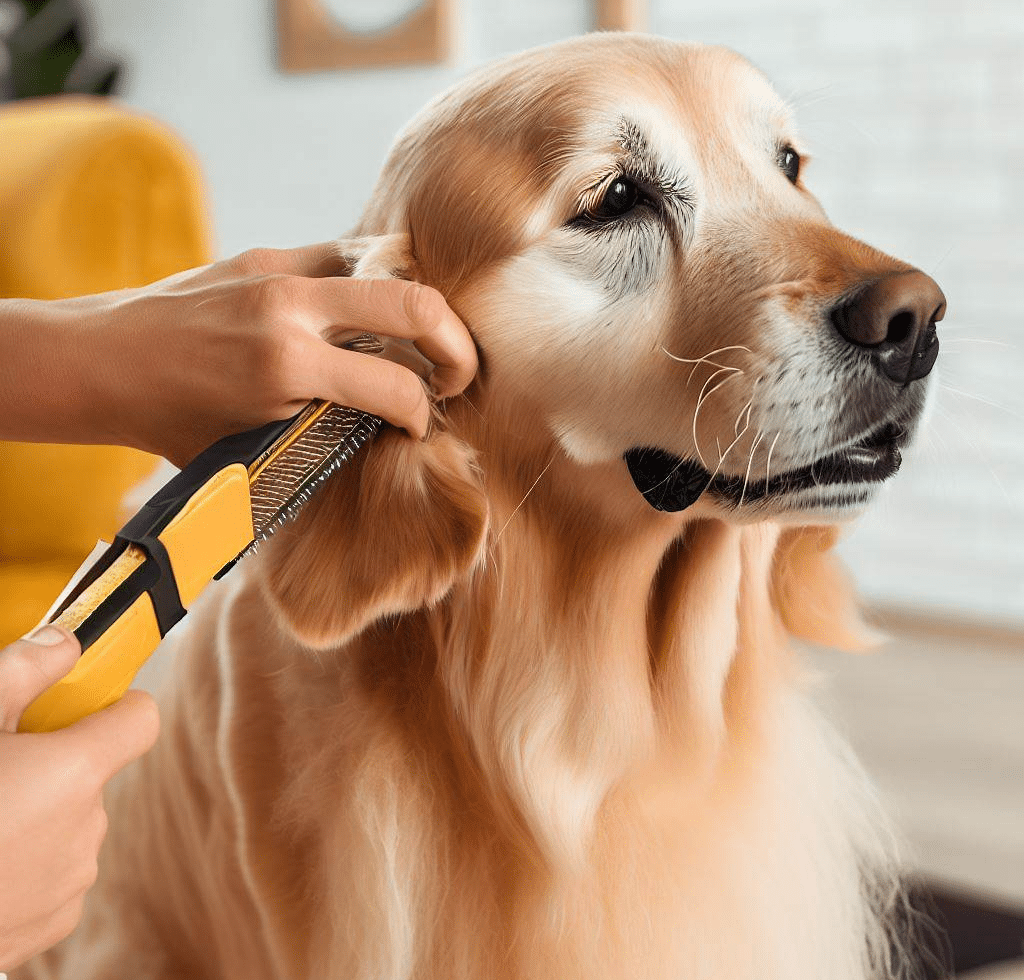 Comment tondre un chien golden retriever?