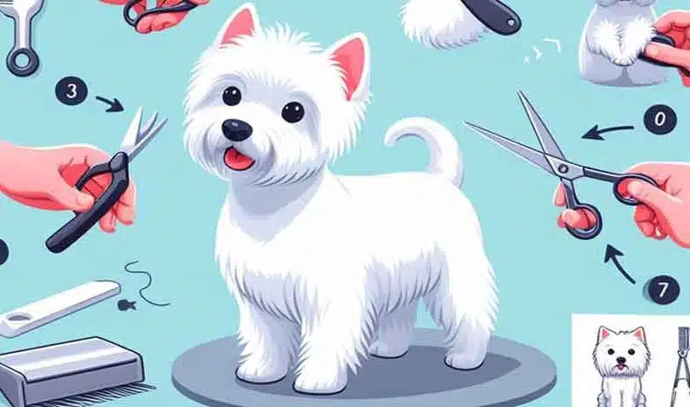 Comment tondre un chien westie?