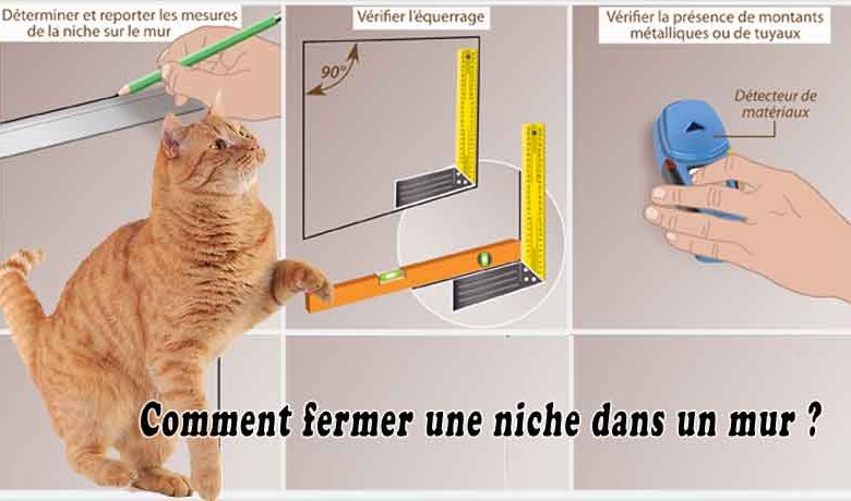 Comment fermer une niche dans un mur