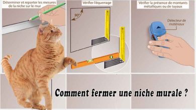 Comment fermer une niche murale