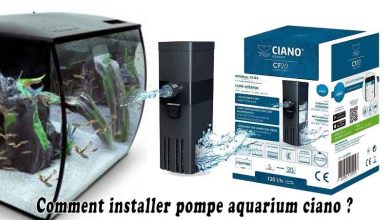 Comment installer pompe aquarium ciano