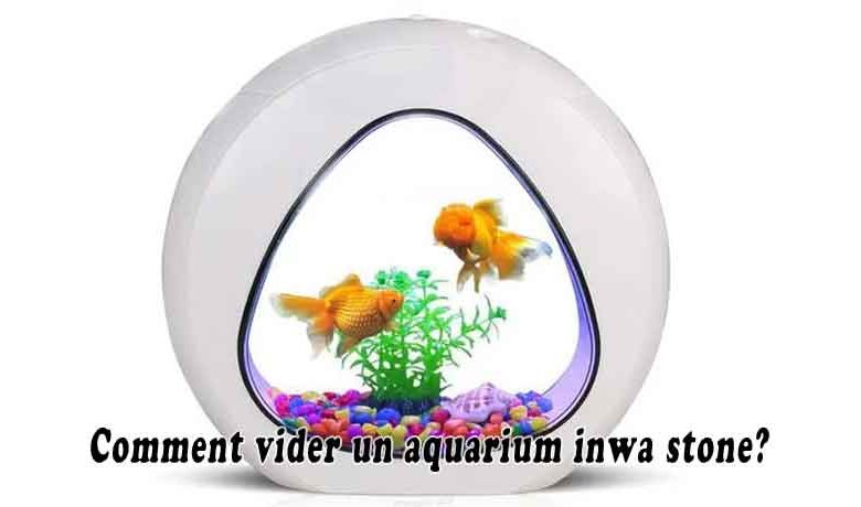 Comment vider un aquarium inwa stone?