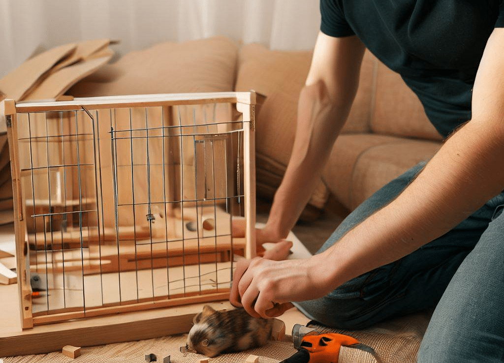 Construire une cage pour hamster russe