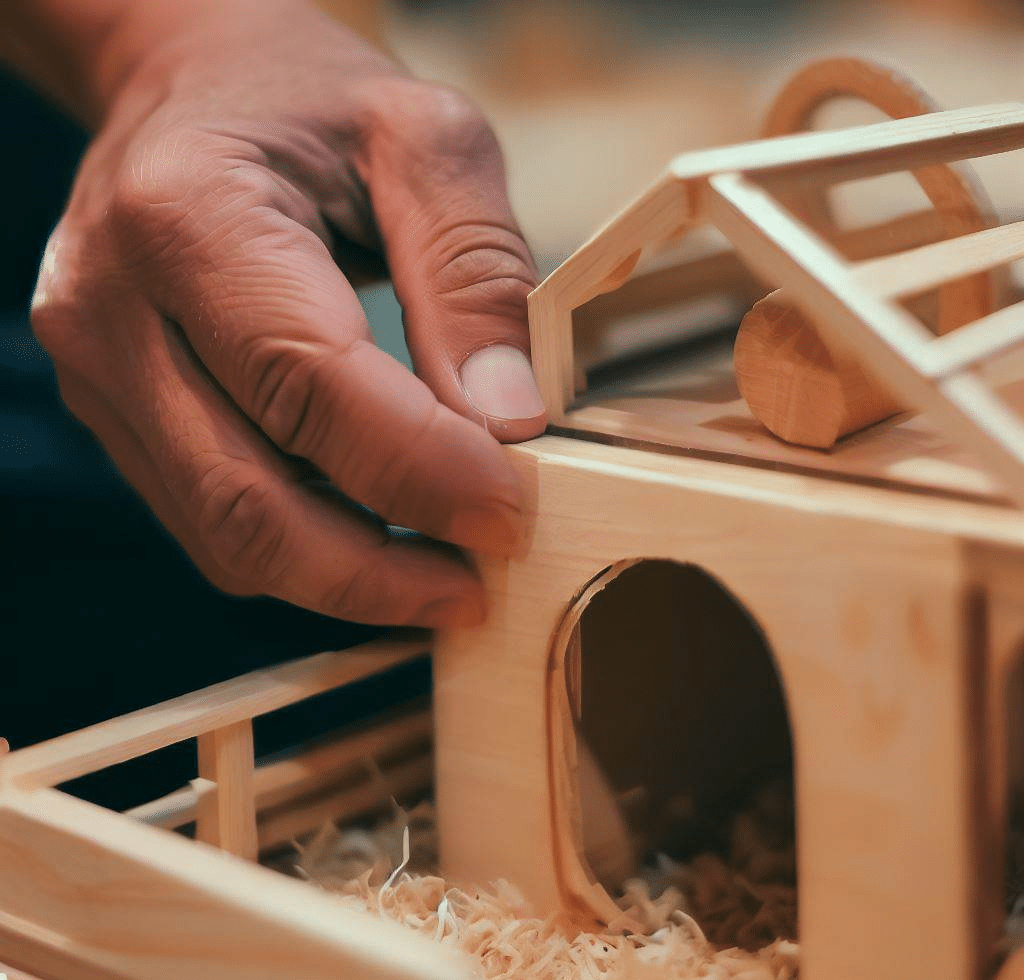 Construire une cage pour hamster russe