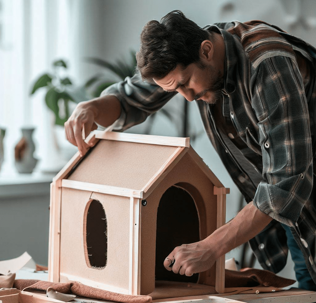 Fabriquer niche d’intérieur pour chien?