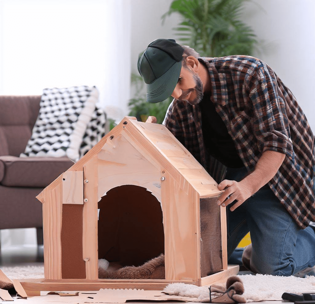 Fabriquer niche d’intérieur pour chien?