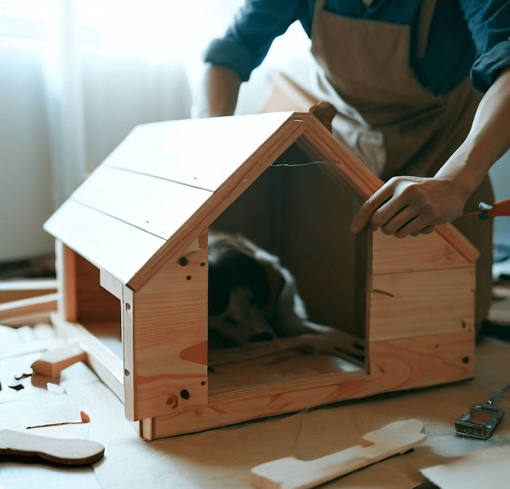 Fabriquer niche d’intérieur pour chien?