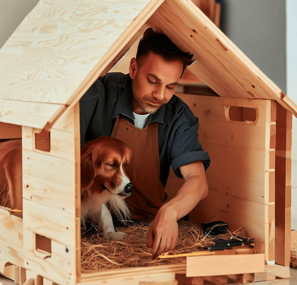 Fabriquer niche d’intérieur pour chien?