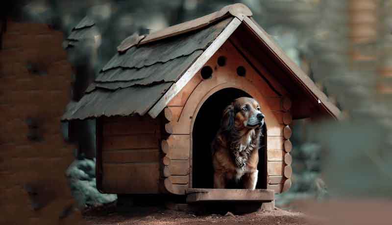 Niche pour chien très solide