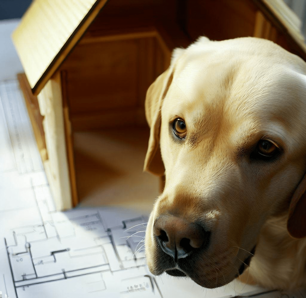 Plan niche pour chien labrador