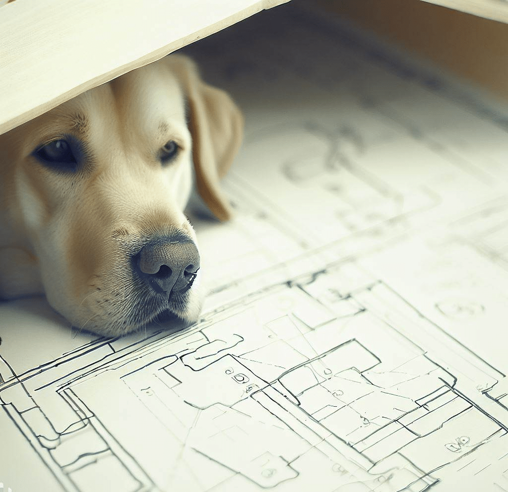 Plan niche pour chien labrador