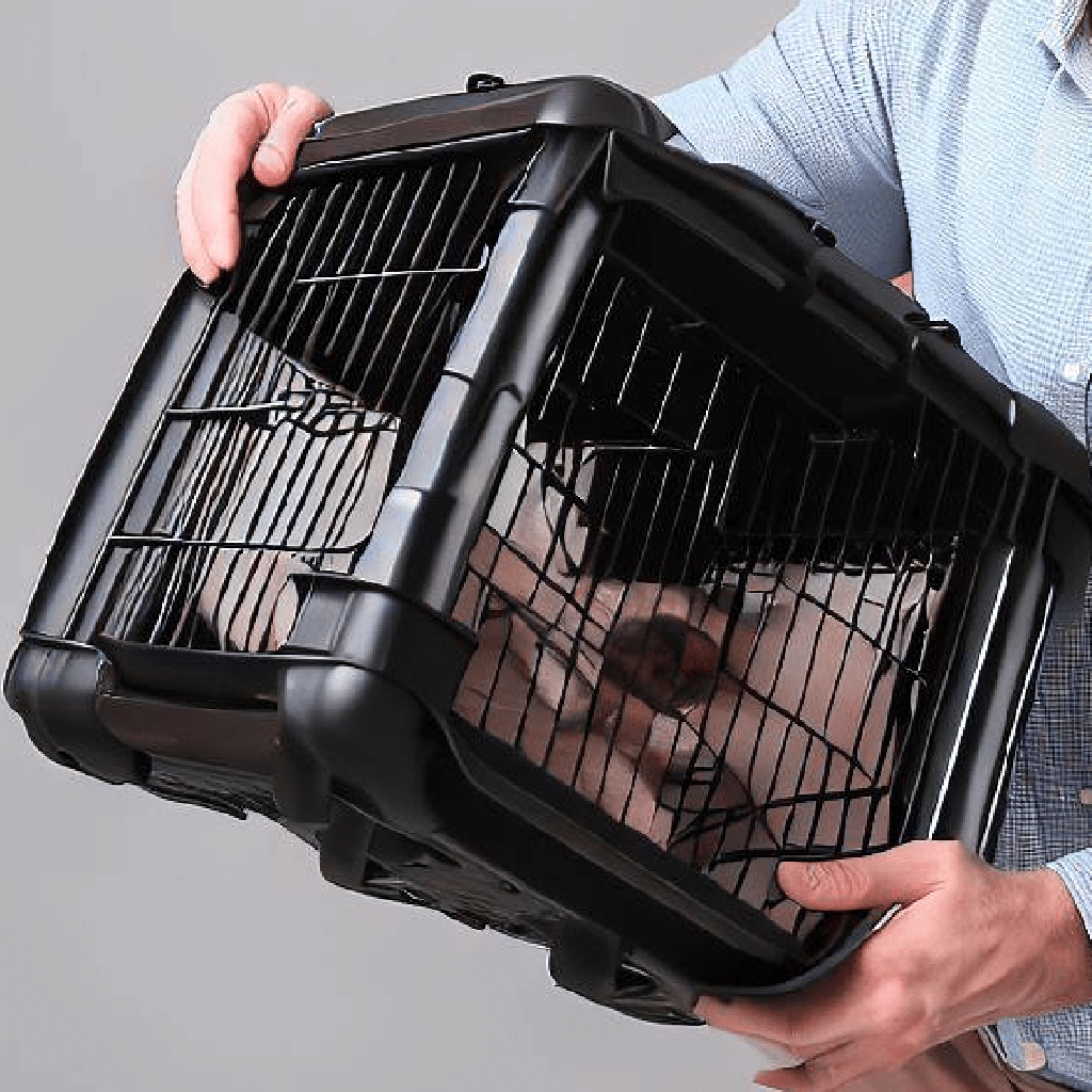 Plier une cage pour chien?