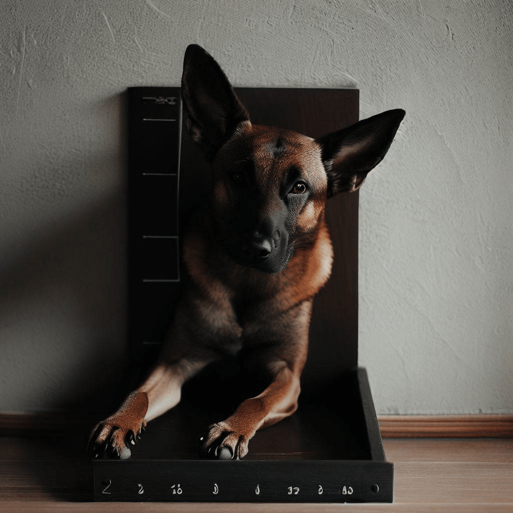 Taille niche pour chien malinois