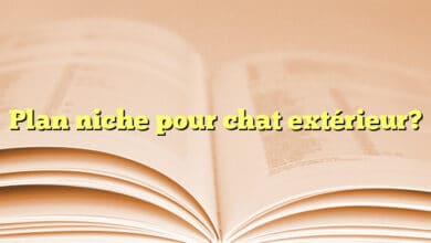 Plan niche pour chat extérieur?